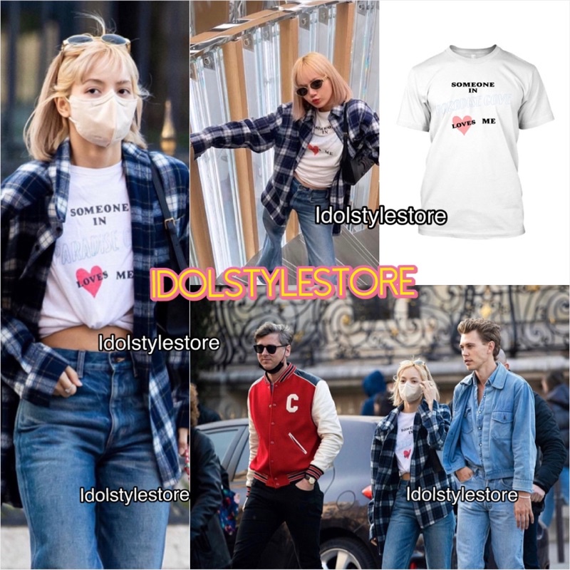 Áo thun someone như Lisa và Haerin NewJeans