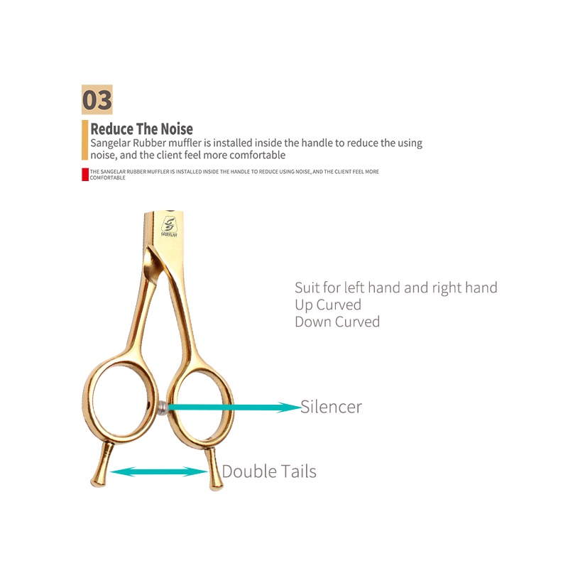 Sangelar Kéo Cắt Tỉa Lông Thú Cưng 7 inch Chuyên Nghiệp