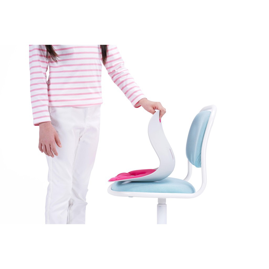 Combo Ghế Curble Chair KIDs điều chỉnh tư thế ngồi chuẩn, Hỗ trợ giảm áp lực cho cột sống - Made in Korea + Cover