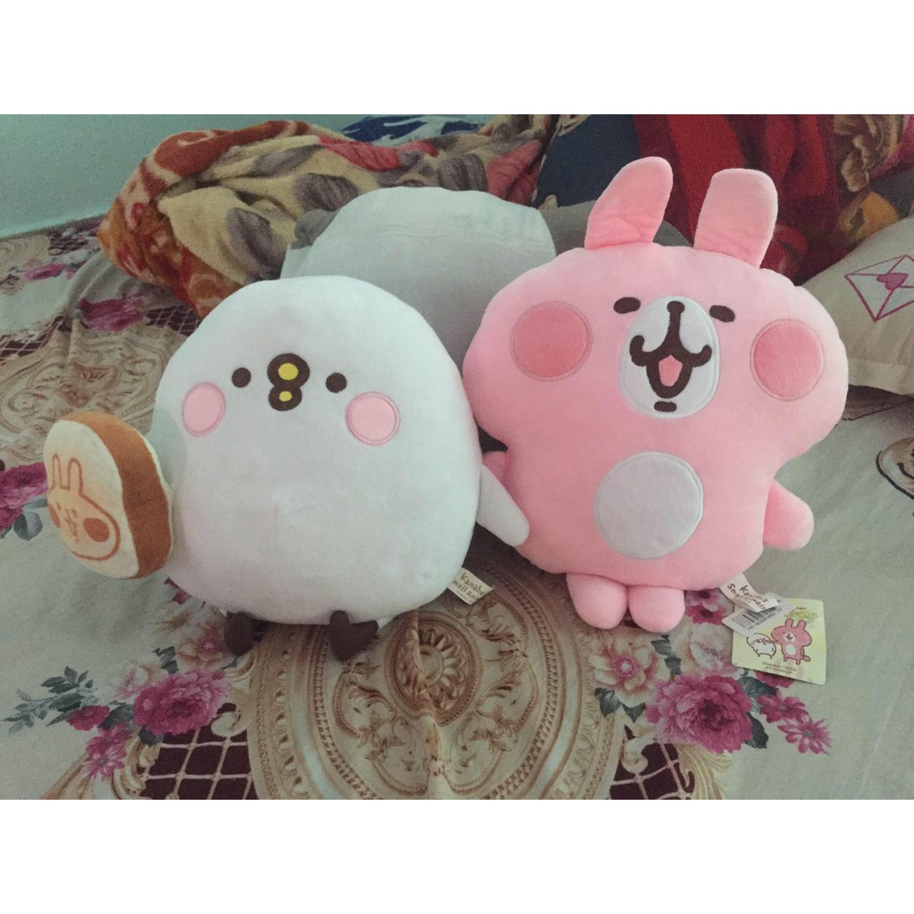 Gấu bông thỏ Usagi & gà Piske nhà Kanahei
