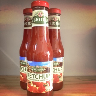 Sốt tương cà Ketchup hữu cơ Bio Idea 480g