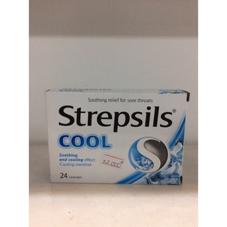 viên ngậm strepsils cool soothing and cooling effect cooling menthol hộp 24v