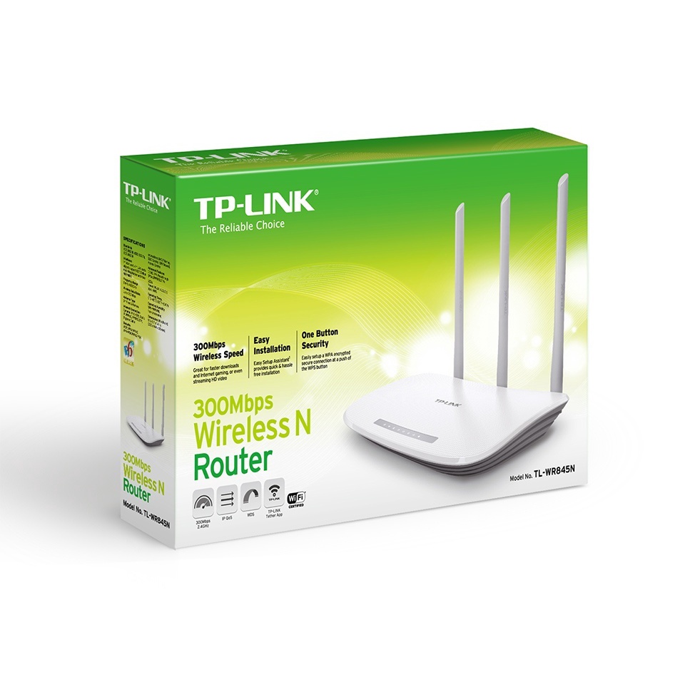 Bộ phát Wifi TP-LINK TL-WR845N 300 Mbps, 3 ăng ten rời