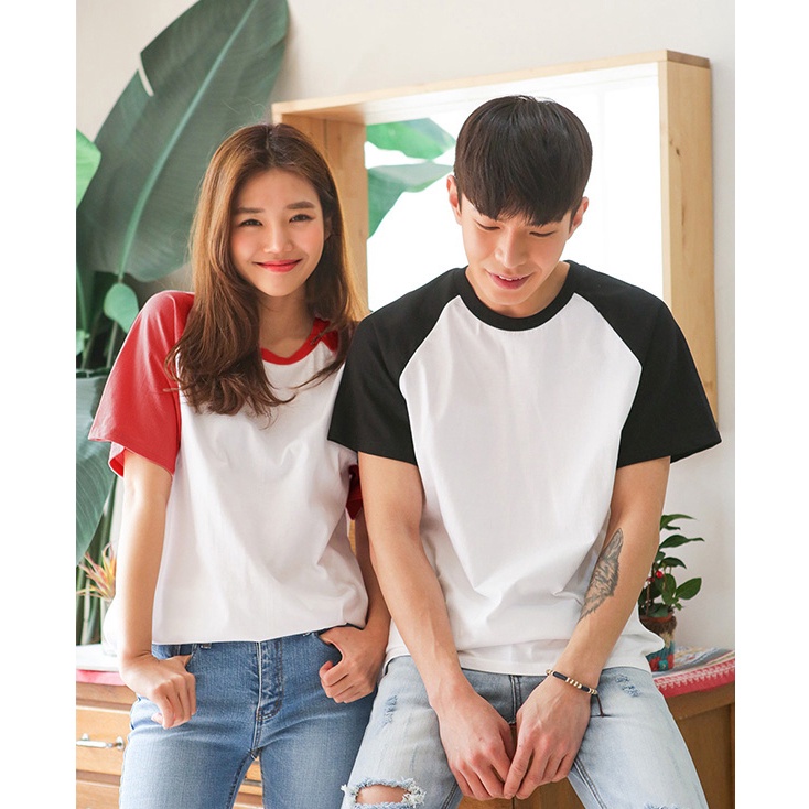 Áo thun trơn Gildan 76500 Premium Cotton - Adult Raglan T-Shirt INFINITEE