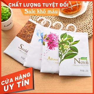 Túi Thơm Quần Áo Thiên Nhiên Treo Tủ, Phòng, Ô Tô, Nhà Vệ Sinh, Túi Khử Mùi Lâu Dịu Nhẹ Gỗ, Xá Xị, Oải Hương