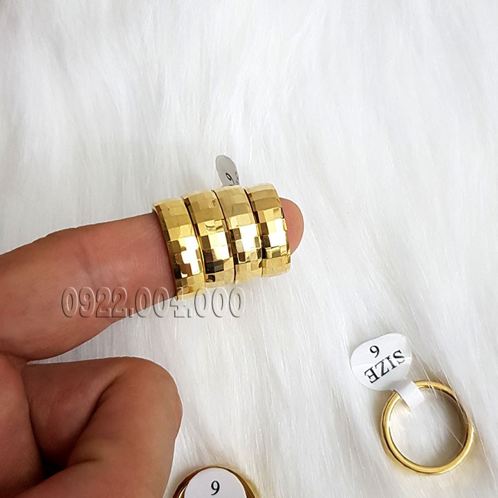 Nhẫn nữ, nhẫn nam đá màu vàng NZ1492