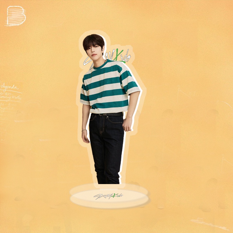 Giá Đỡ Điện Thoại Bằng Acrylic Hai Mặt Phong Cách Nhóm Nhạc Kpop Stray