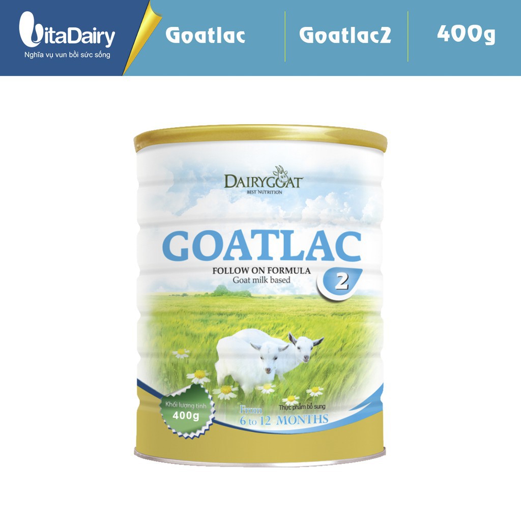 Sữa dê Goatlac 2 400g - S