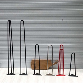 Tổng Kho Chân Sắt Làm Bàn 20-72cm - Chân Sắt Haripin - Hàng loại 1 sắt phi 10