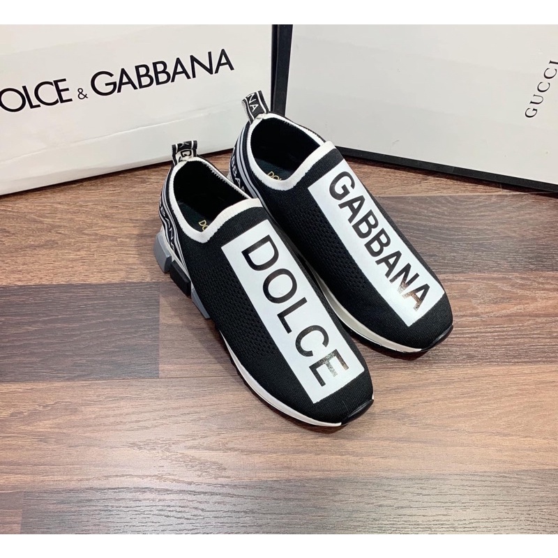 ⚡Thời trang cao cấp ⚡GIÀY DOLCE & GABBANA  slipon cổ chun ôm chân, siêu êm siêu nhẹ