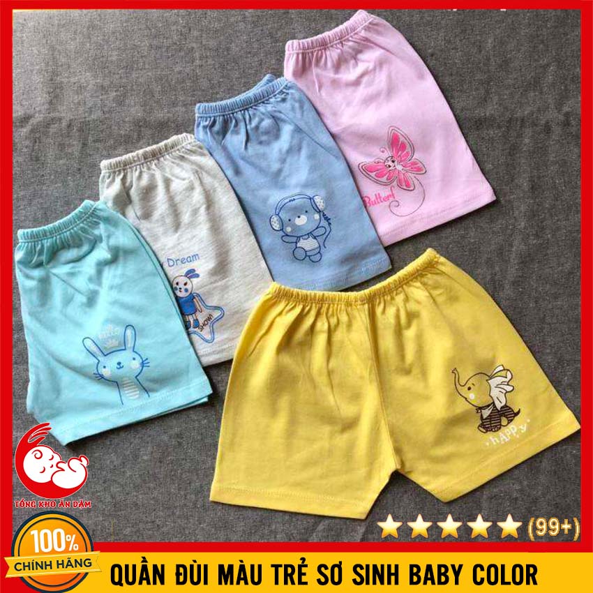 Quần Đùi Màu Trẻ Sơ Sinh Baby Color