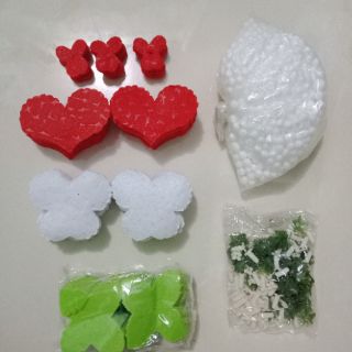 Combo 7 bộ hoa + 5 chậu