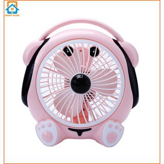 Quạt điện để bàn [ FREE SHIP ]  hình thú Doremon dễ thương cực mát | BigBuy360 - bigbuy360.vn