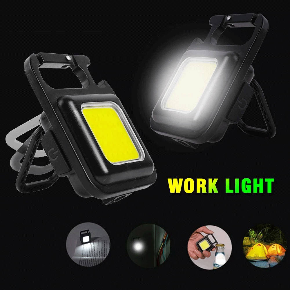 Mới Đèn COB Mini Sạc USB Từ Tính Đa Năng Tiện Dụng Mang Theo Du Lịch Cắm Trại