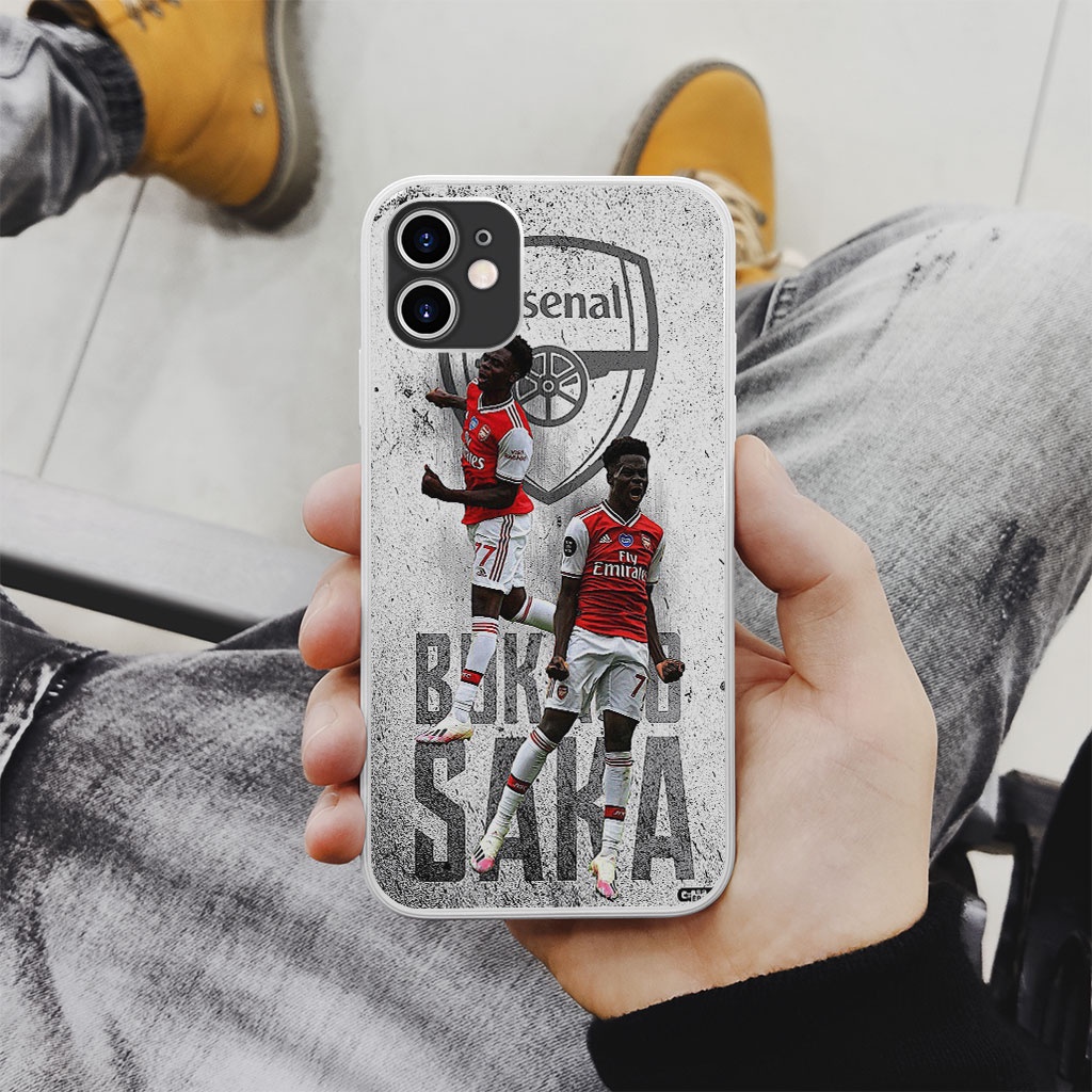 Ốp lưng bukayo saka poster collage pro 13 11 12 promax 7 8 plus xs X Xr  FOO20222384