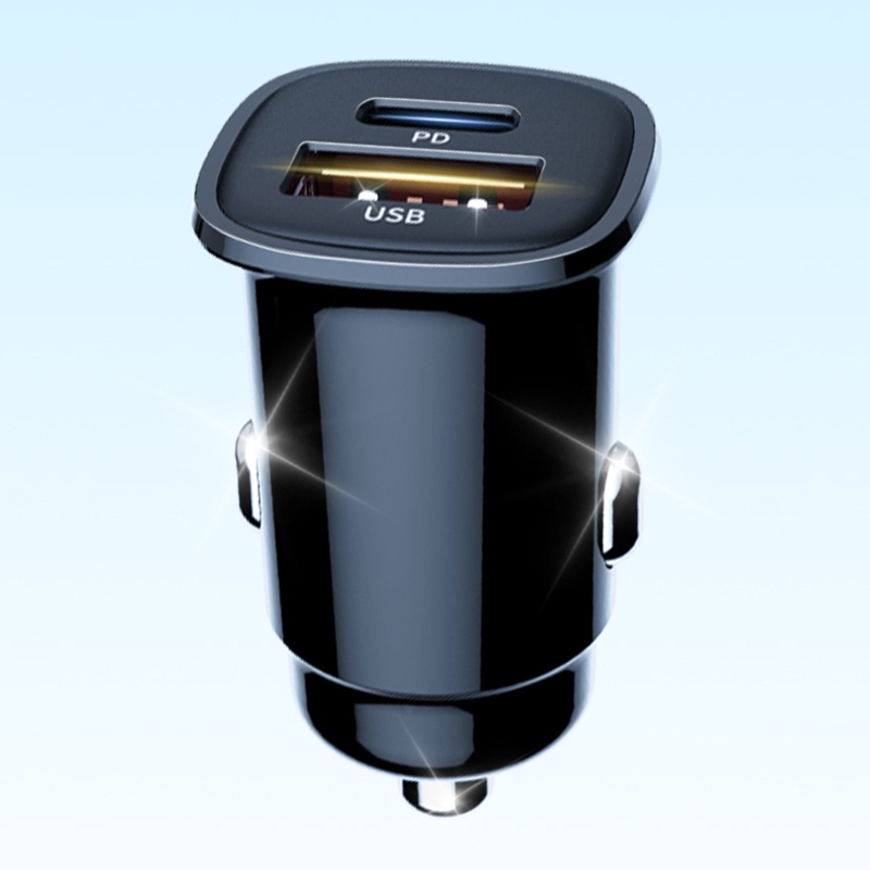 Tẩu Sạc Nhanh USB C 30W Cho QC 30W PD USB Trên Xe Hơi