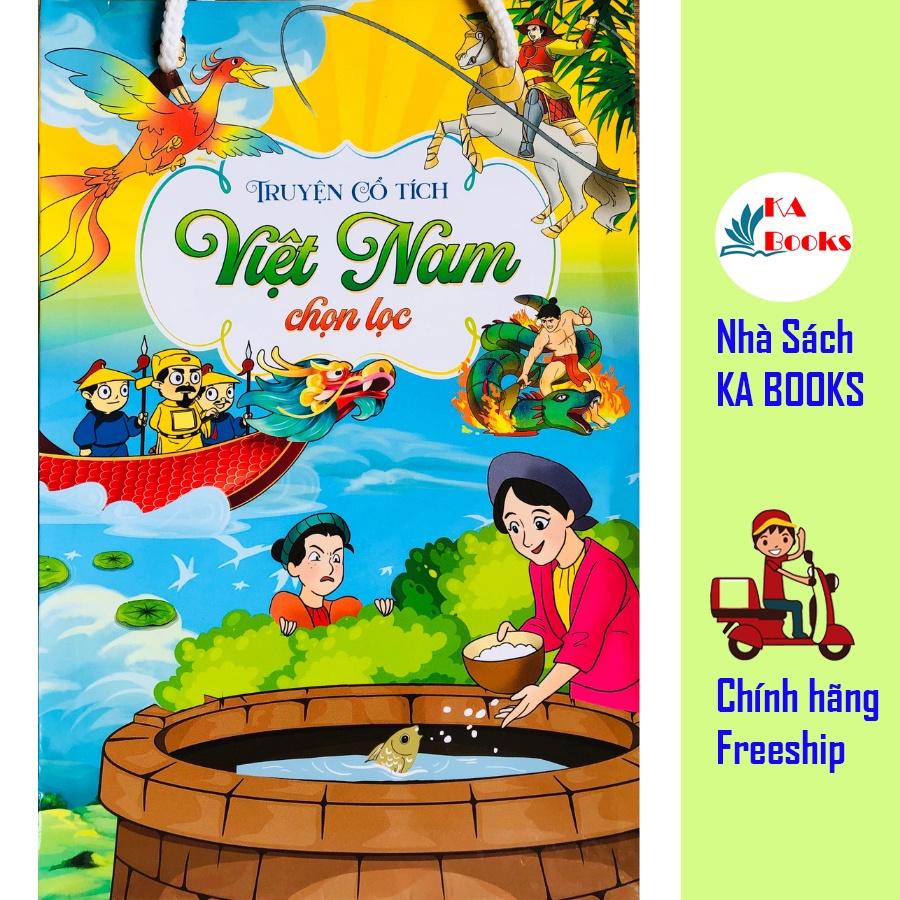 Sách - Tuyện Cổ Tích Việt Nam Chọn Lọc - Song Ngữ Việt Anh -