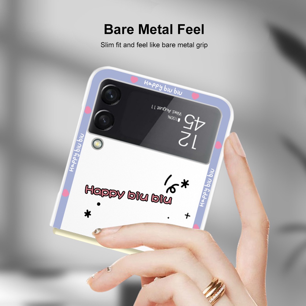 Ốp lưng cho Samsung Galaxy Z Flip 3 / Galaxy Z Flip3 / Galaxy ZFlip3 in hình Line Friends