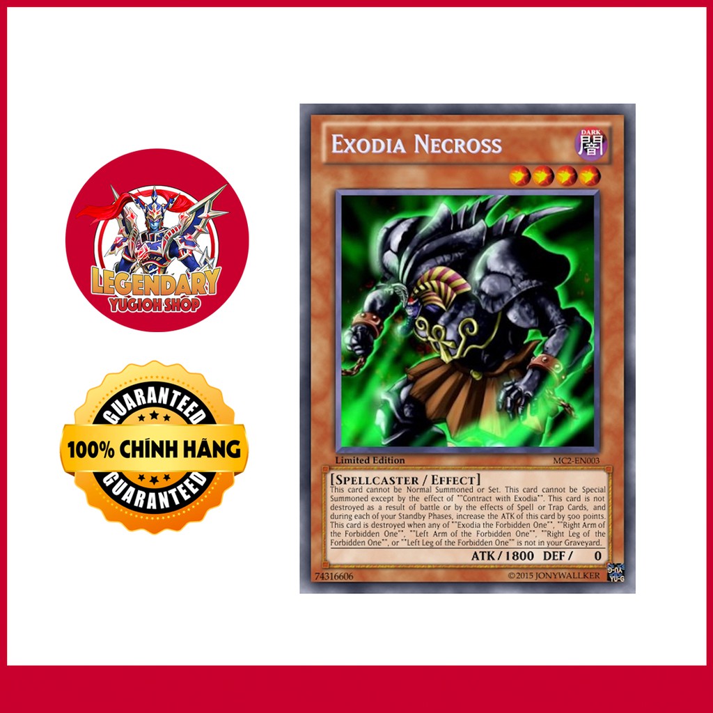 [Thẻ Bài Yugioh Chính Hãng] Exodia Necross