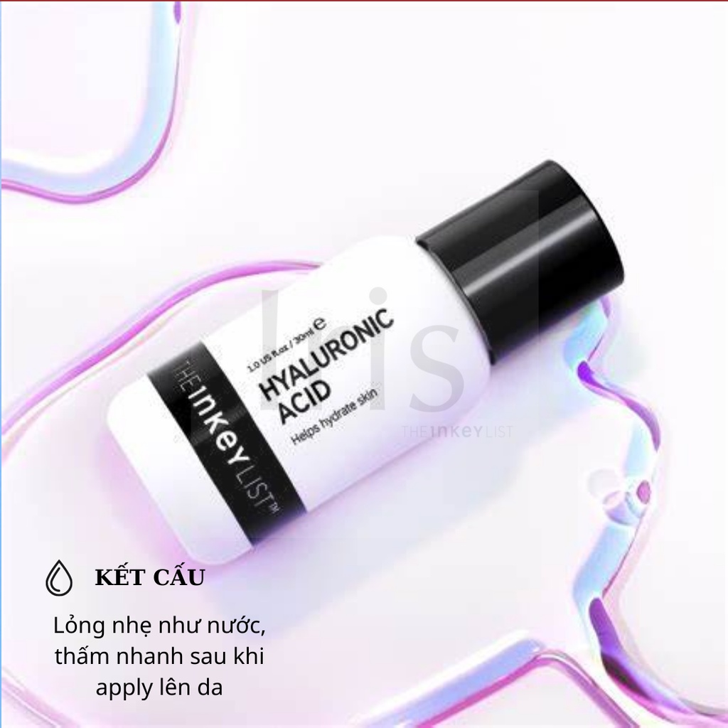 ✅ Serum cấp ẩm,cấp nước Hyaluronic Acid The INKEY List (BILL CANADA)