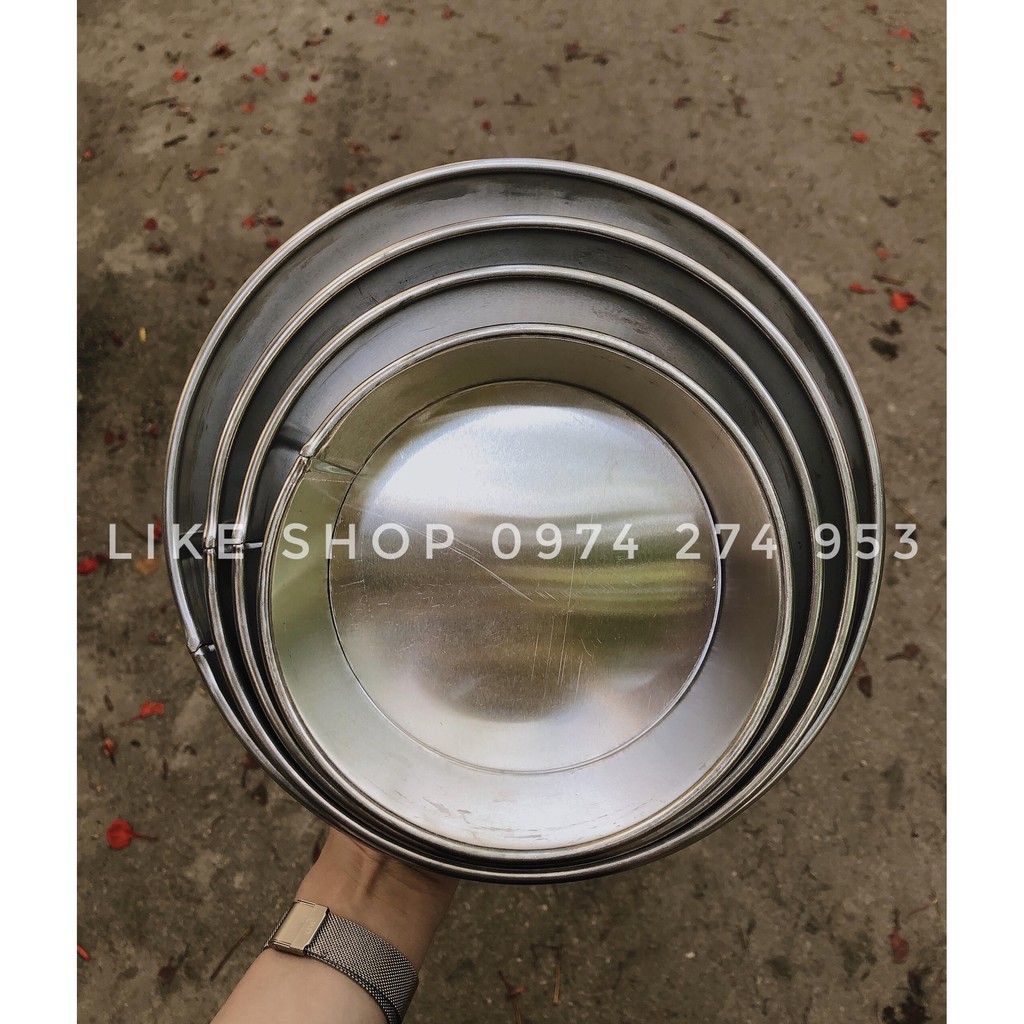 Khuôn nhôm làm bánh tròn đế rời