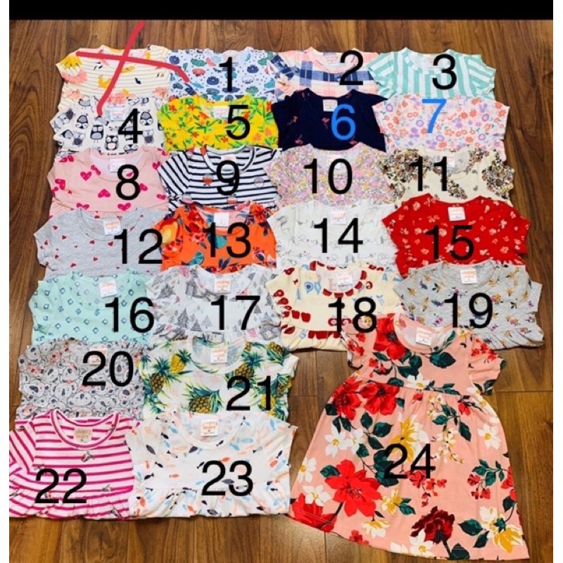 Áo váy bé gái babydoll VNXK 8-20kg