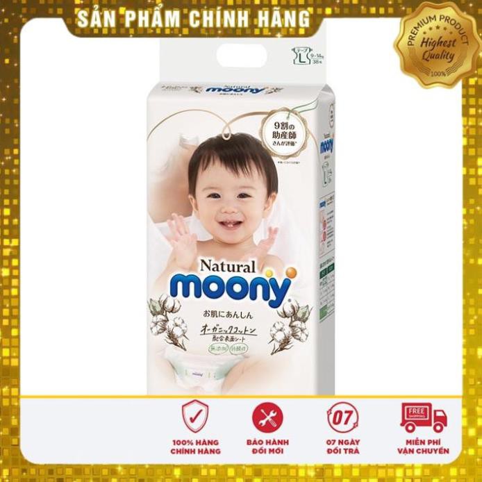 [Rẻ Vô Địch][Nội Địa Nhật] Tã/Bỉm Moony Natural Nội Địa Nhật cộng miếng Dán/Quần ĐỦ SIZE NB63/S58/M48/L36/XL32