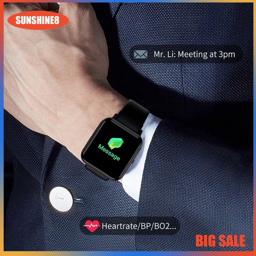 Đồng Hồ Đeo Tay Thông Minh Y68plus Màn Hình Màu Theo Dõi Sức Khỏe