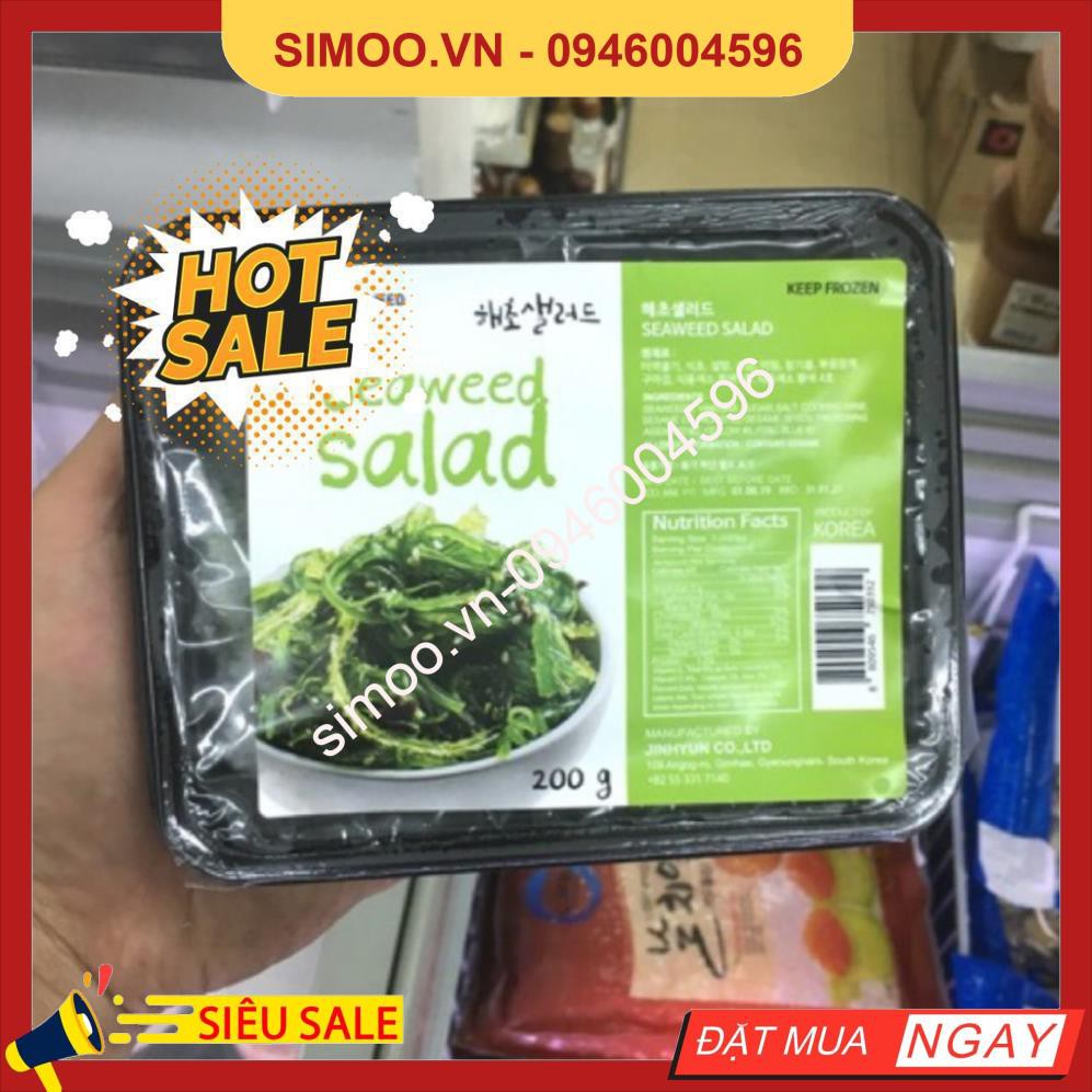 💥 ⚡ SẢN PHẨM CHÍNH HÃNG ( RONG BIỂN TƯƠI LÀM SALAD 200GR/GÓI (SHOP XIN PHÉP CHỈ SHIP Ở HÀ NỘI VÀ CÁC TỈNH LÂN CẬN)