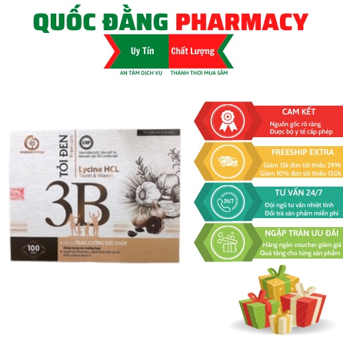 Viên Uống Vitamin 3b tỏi đen Complex