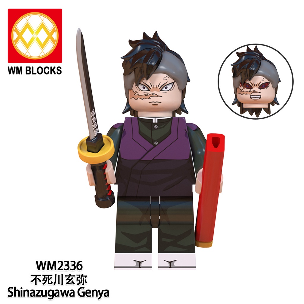 Minifigures Các Mẫu Nhân Vật Kimetsu No Yaiba Trong Phim Thanh Gươm Diệt Quỷ Demon Slayer WM6137 - Đồ Chơi Lắp Ráp Mini