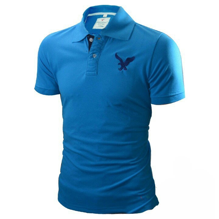 [ẢNH THẬT] Áo thun nam ngắn tay cổ bẻ thêu đại bàng - LZ FASHION- PS008 | BigBuy360 - bigbuy360.vn