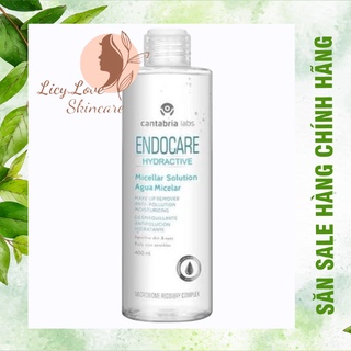 Nước tẩy trang Endocare Hydractive Micellar Solution 400ml sạch sâu cấp ẩm cho da