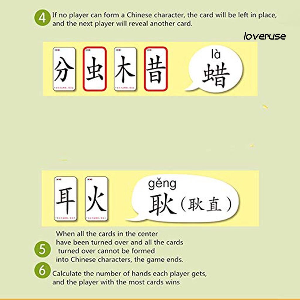 Bộ 120 Thẻ Bài Ma Thuật Cho Bé Học Chữ Tiếng Trung