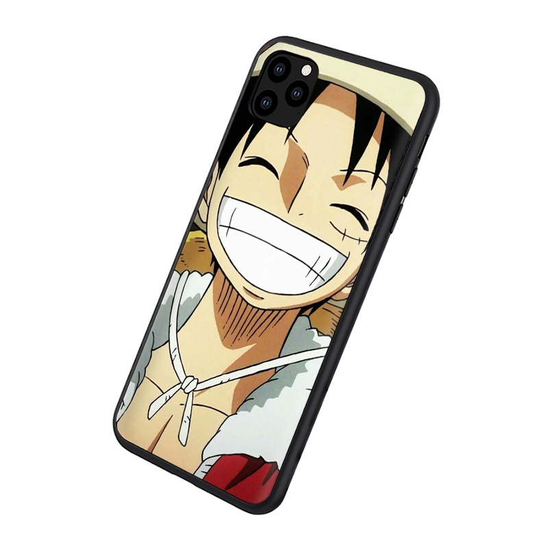 Ốp điện thoại mềm hình Luffy One Piece C90 cho iPhone 11 Pro XS Max XR X 8 7 6S 6 Plus 5S 5 SE 2020