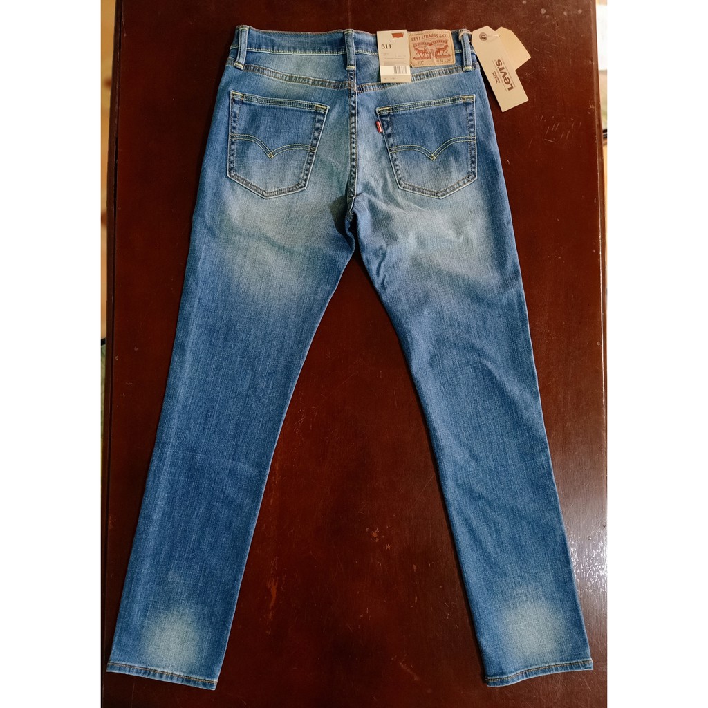 Quần jean nam, Quần bò nam Levis 511-M03 dáng đứng SLIMFIT co giãn nhẹ cao cấp