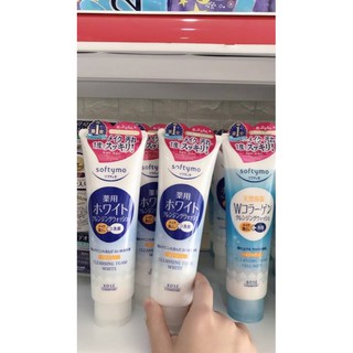 Sữa rửa mặt làm trắng da softymo white kose