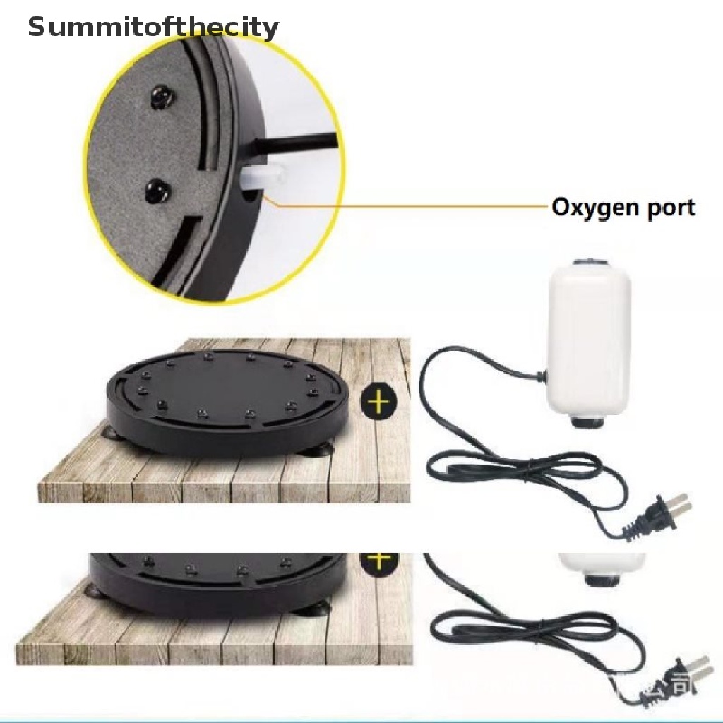Đá Sủi Bọt Khí Bể Cá Có Đèn LED Nhiều Màu