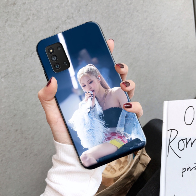 Ốp Điện Thoại Silicon Mềm Hình Blackpink Rose Cho Samsung Galaxy S22 Plus Note 20 Ultra 10 9 8 Plus Lite RR80