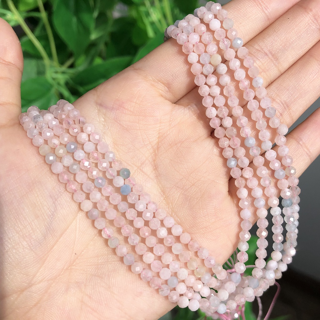 Chuỗi Hạt Đá Tự Nhiên Nhiều Màu Sắc 2 3mm Dùng Làm Trang Sức diy