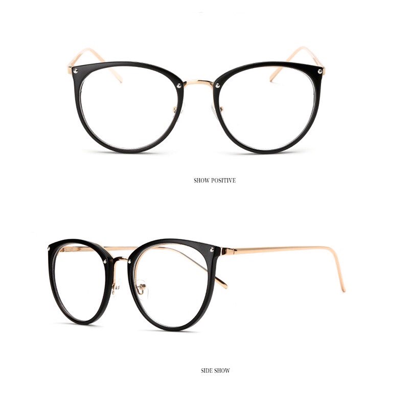 Kính gọng vàng kim loại