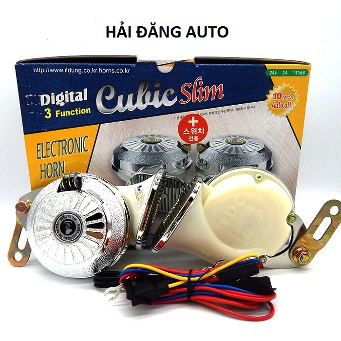 Còi ngân ô tô Hàn Quốc 12V-24V