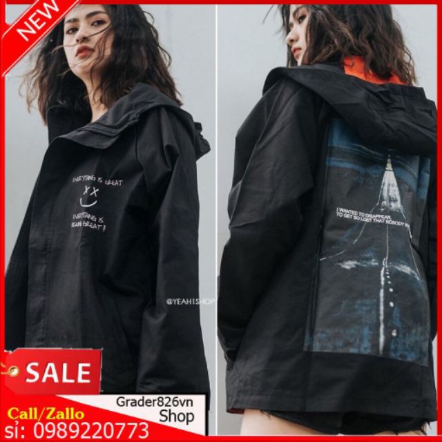 [Đủ 3 size M L XL] Áo Khoác Kaki DISAPPEAR( kèm ảnh thật )