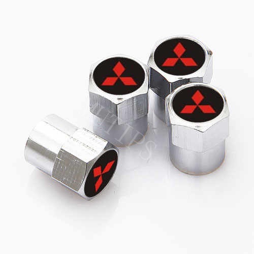 Bộ 4 Nắp Van Bánh Xe Hơi Toyota Honda Mitsubishi Bằng Hợp Kim Kẽm