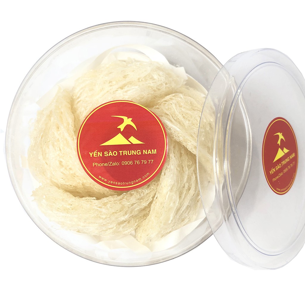 Tổ Yến Sào Tinh Chế 5Tổ/40g/Hộp (Tổ Yến làm sạch/Tổ Yến Sạch chế biến từ Tổ Yến Thô /Yến Sào còn lông)-Yến Sào Trung Nam