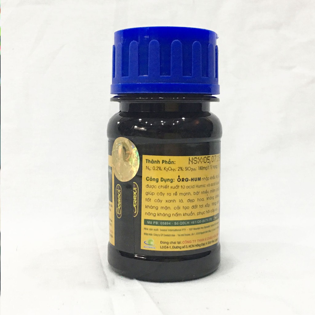 Phân bón ORG HUM giúp bung rễ bật mầm chuyên dùng cho hoa Lan - hoa Hồng Chai 100ml | Vạn Tín Store