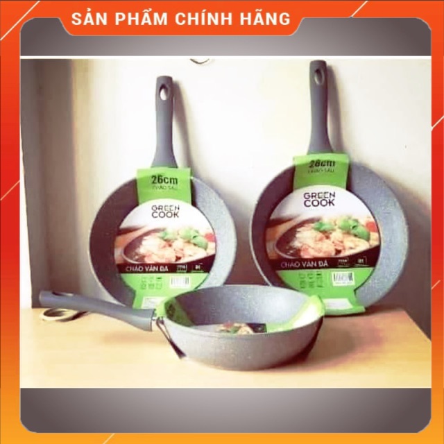 CHẢO VÂN ĐÁ thương hiệu Green cook