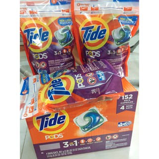 Thùng 152 viên giặt Tide Pod