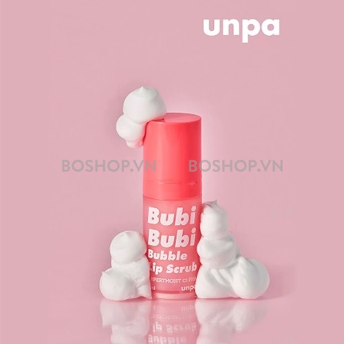 Tẩy Tế Bào Chết Môi Dạng Sủi Bọt Unpa Bubi Bubi Bubble Lip Scrub 10ml