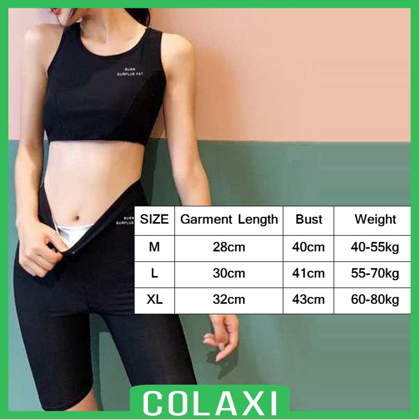 Bộ Áo Croptop + Quần Dài Bó Sát Giảm Cân Cho Nữ